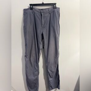 Stio Men’s Outdoor Pants Gray 34x34 Hiking Travel Chino Style